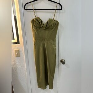 House of CB Myrna Dress - Olive